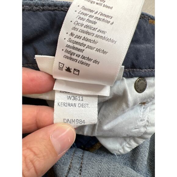 Paige Hoxton Ultra Skinny Leg Jean in Medium Wash Keiran Destructed 27 Capsule - Picture 7 of 9